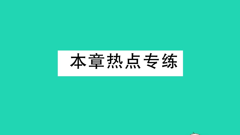 七年级数学下册第1章二元一次方程组本章热点专练作业课件新版湘教版