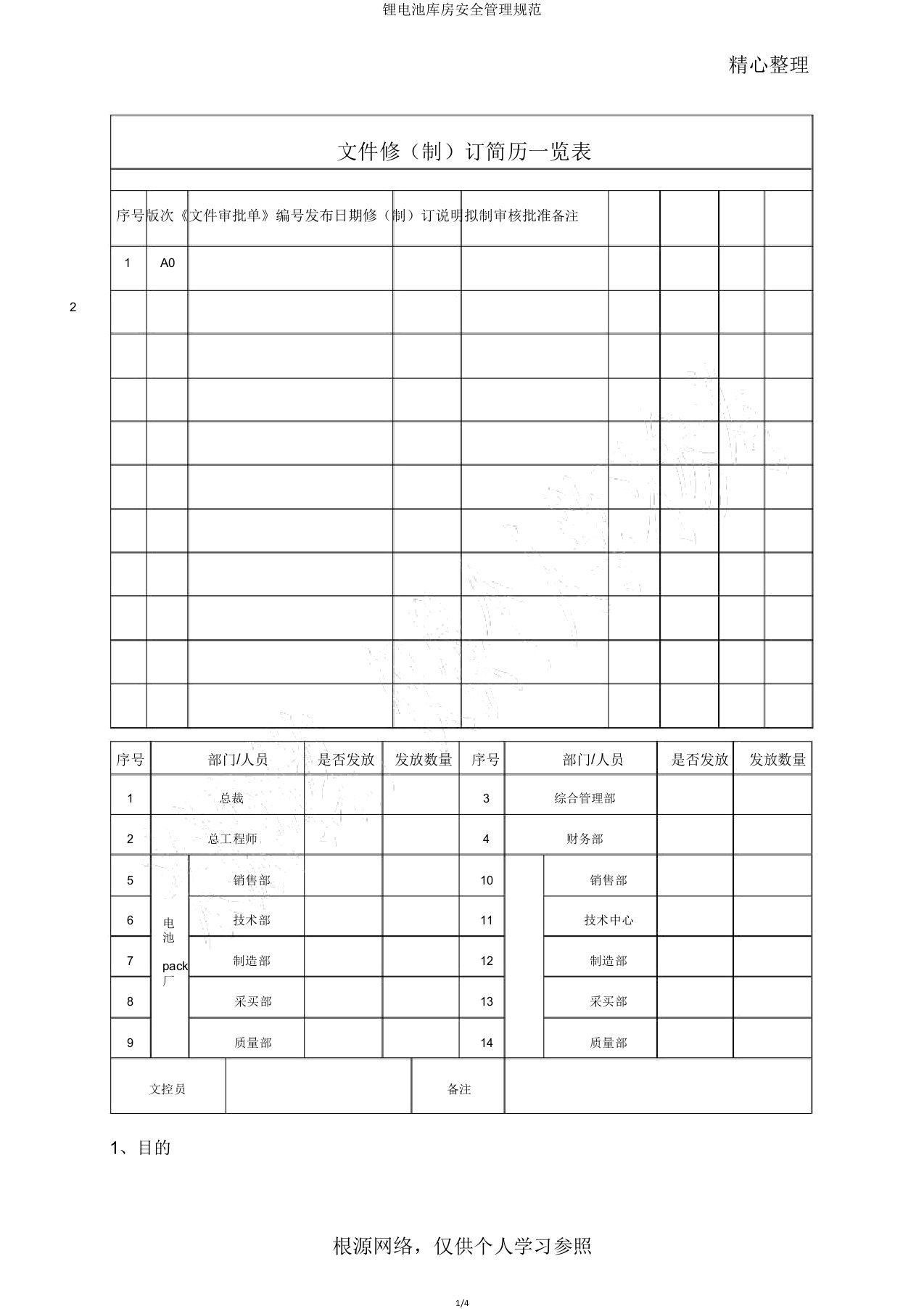 锂电池仓库安全管理规范