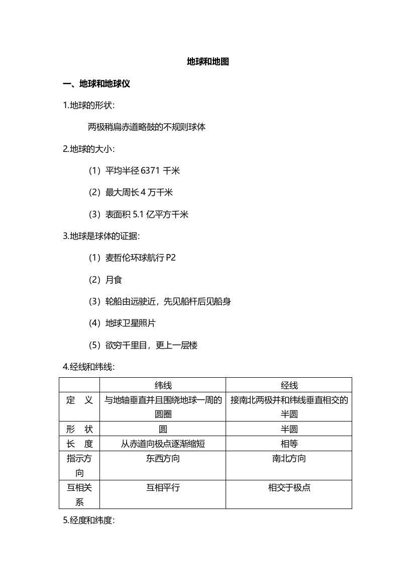 2023年初中地理笔记汇总