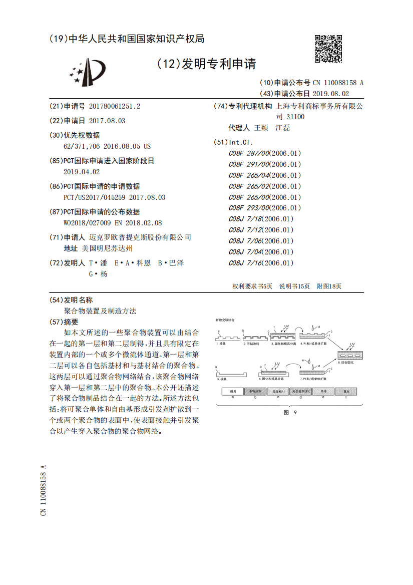 聚合物装置及制造方法