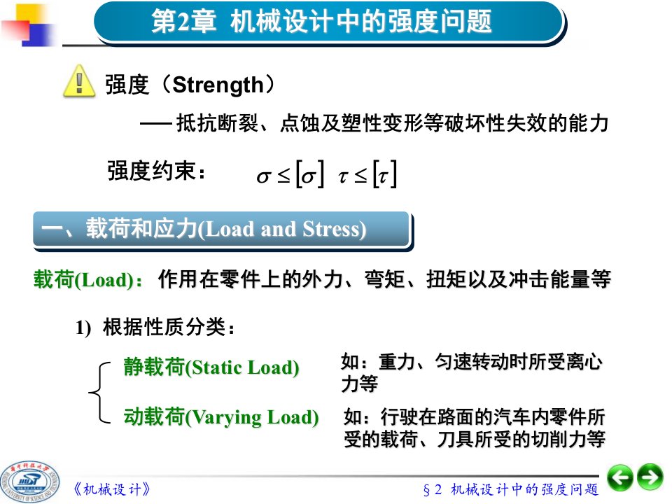 机械设计中的强度问题