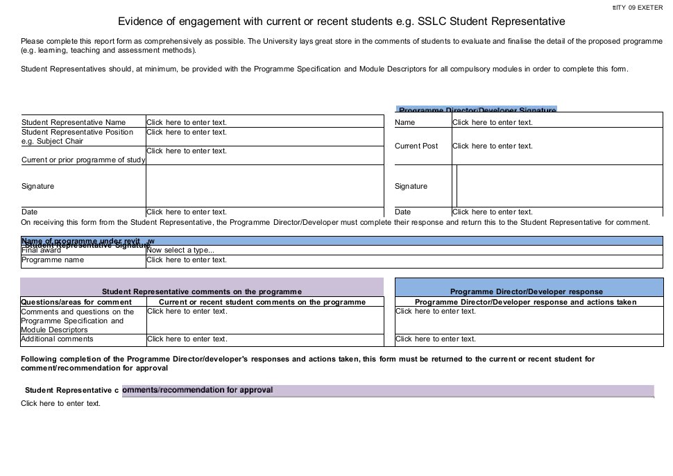 Evidenceofengagementwithcurrentorrecentstudents