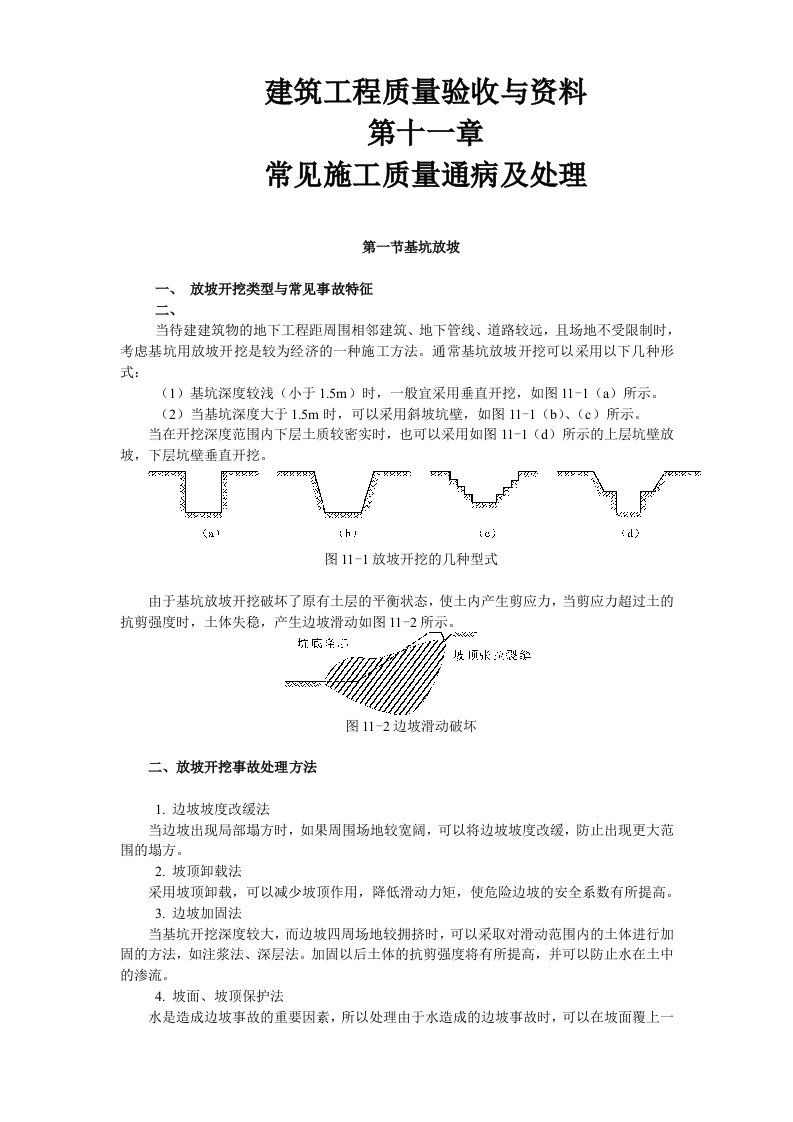 建筑工程质量验收与资料