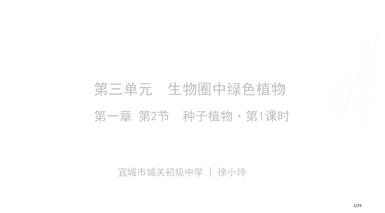 观察种子的结构说课PPT课件市公开课一等奖省赛课微课金奖PPT课件