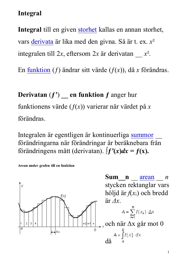 Integral