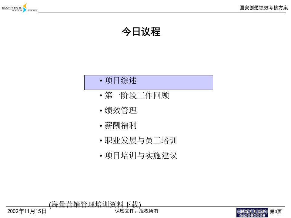 国安创想人力资源报告