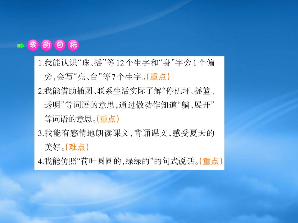 2022一级语文下册第6单元课文413荷叶圆圆课堂课件新人教