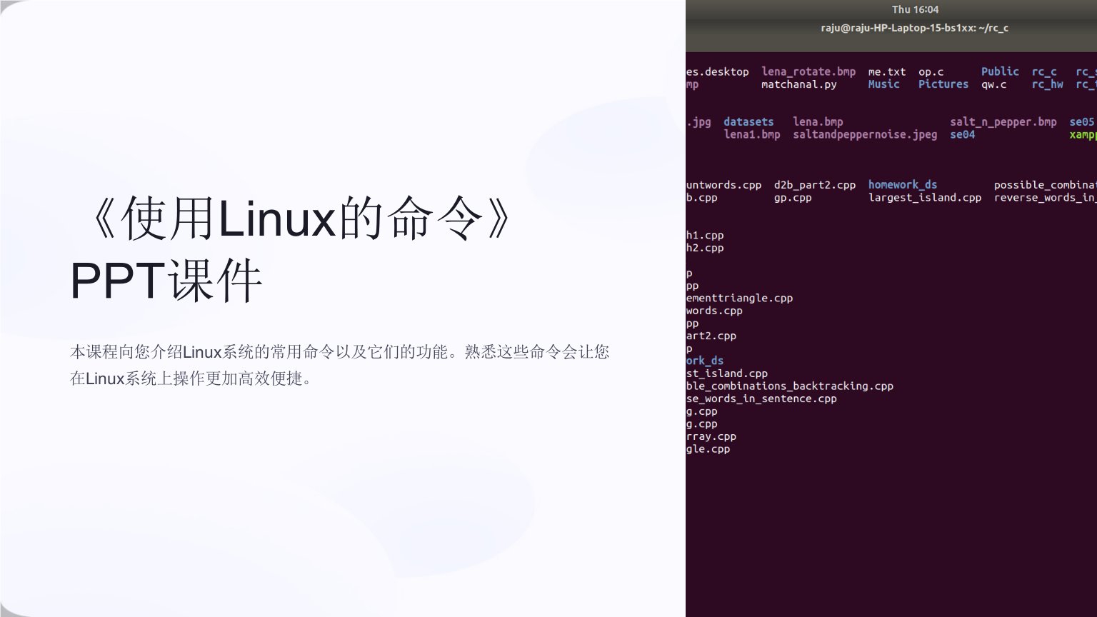 《使用Linux的命令》课件