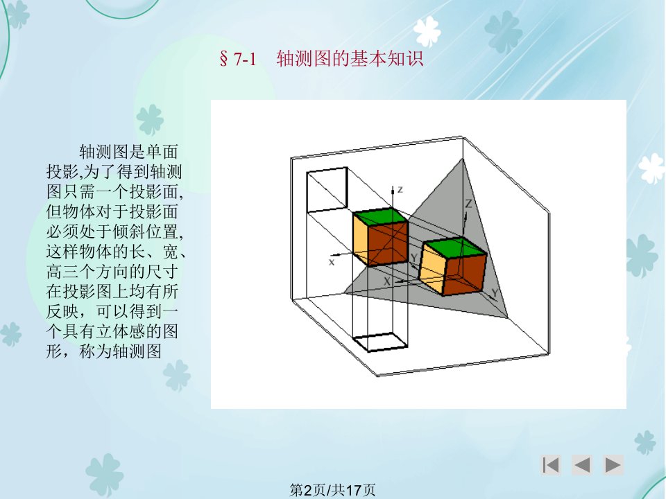 机械制图轴测投影轴测图