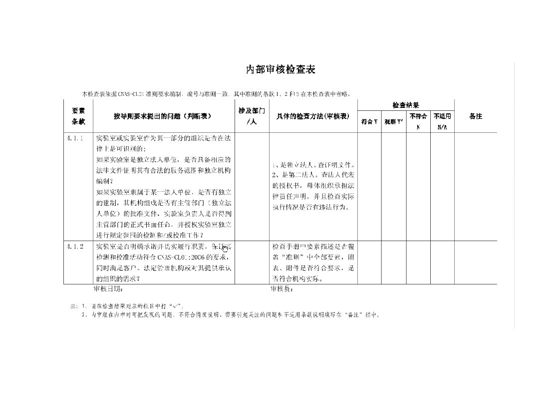 实验室CNAS