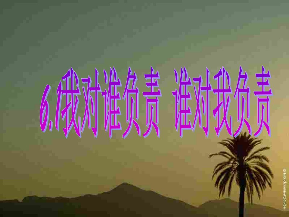 我对谁负责谁对我负责公开课课件人教部编版道德与法治八年级上册