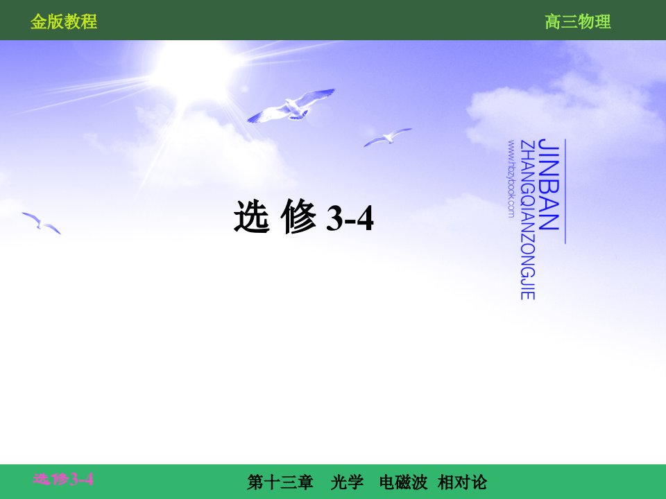 光学电磁波相对论13-1新课标复习资料