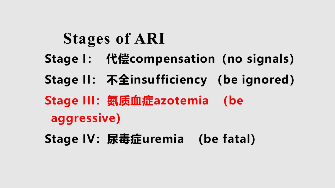 急性肾衰aki学习