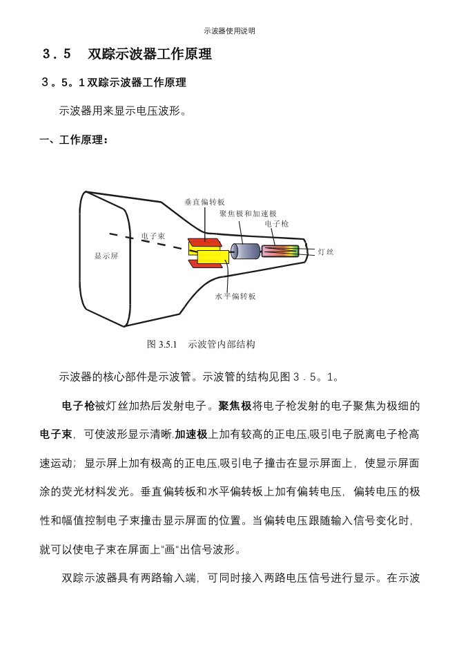 示波器使用说明