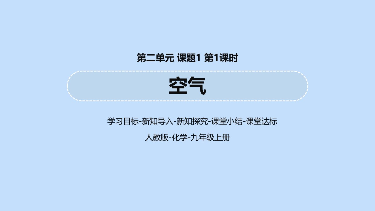 九年级化学上册第2单元我们周围的空气课题1空气第1课时教学课件新版新人教版