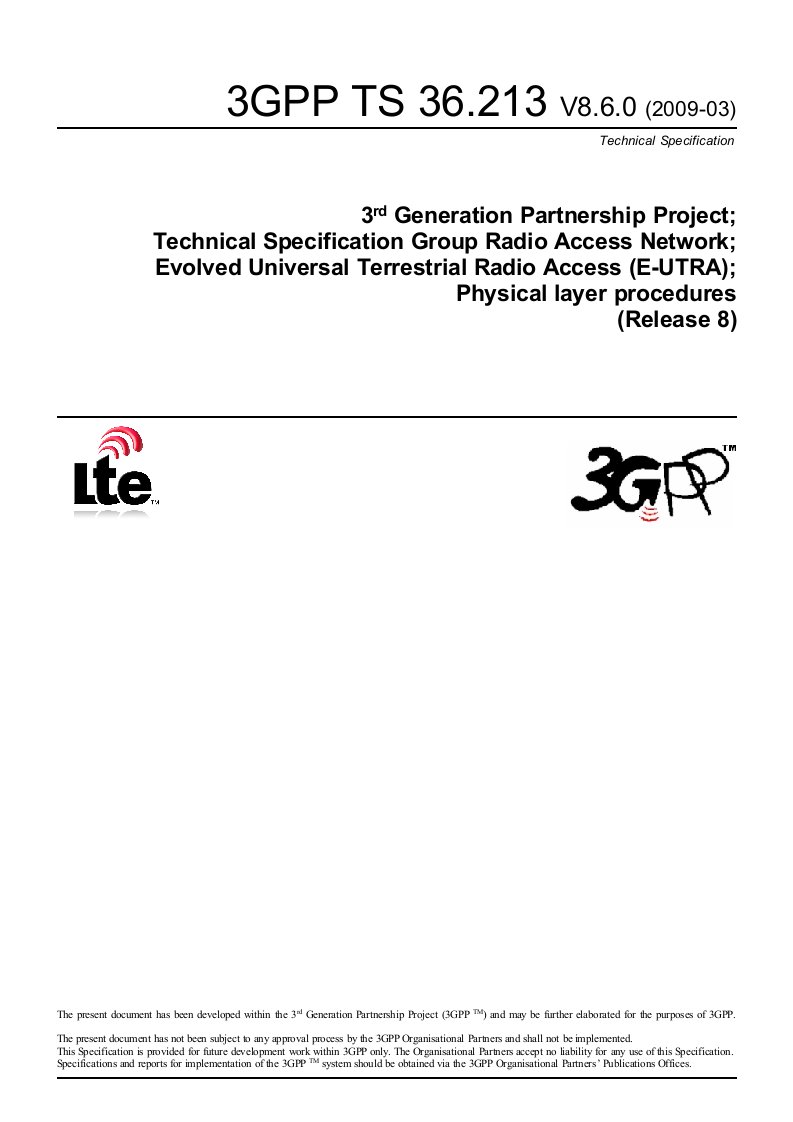 LTE中文协议LTE-3GPP-36213-860(中文版)