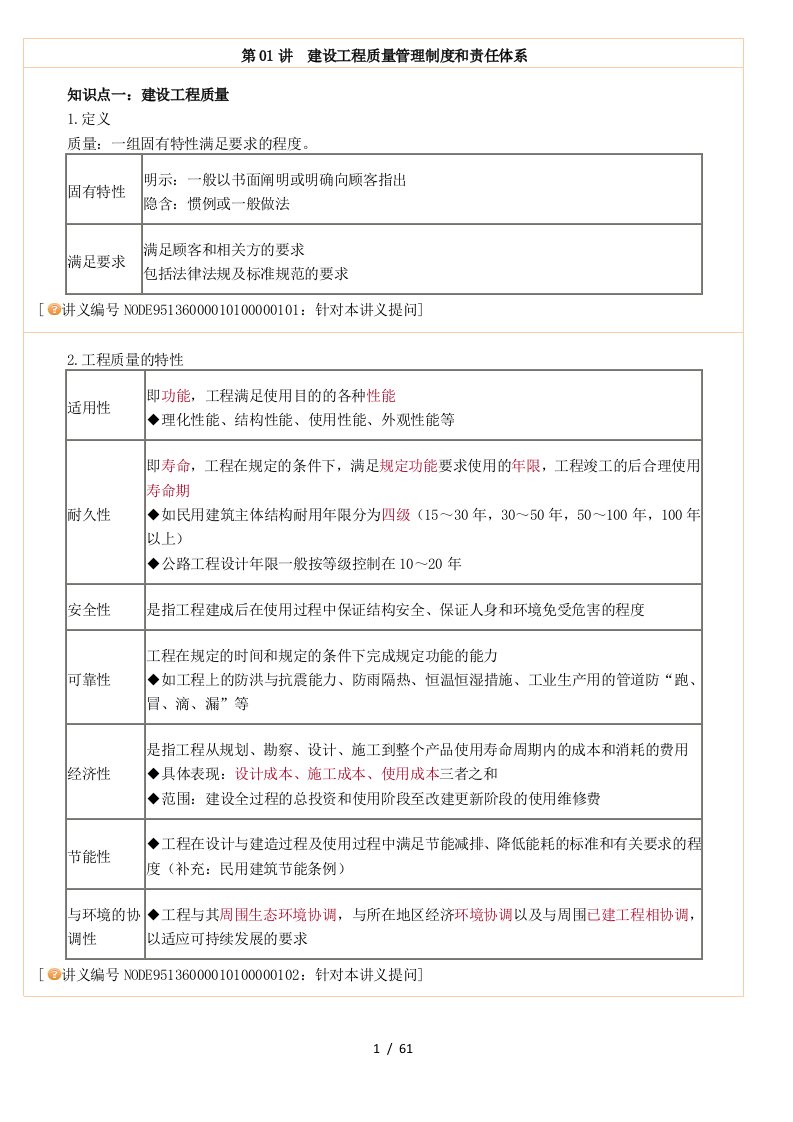 建设工程质量管理制度和责任体系教材