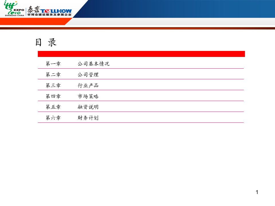 某公司融资计划书PPT46页