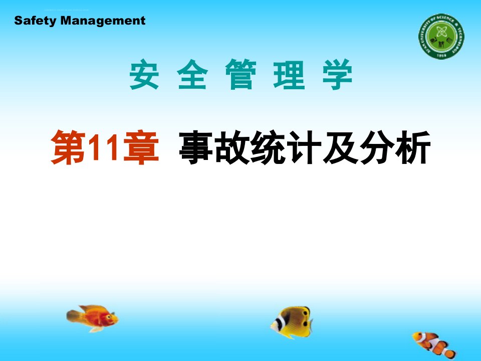 《安全管理学(第2版)》田水承、景国勋第十一章事故统计及分析ppt课件