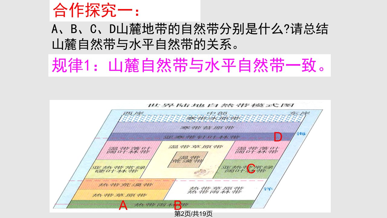 垂直地域分异规律公开课