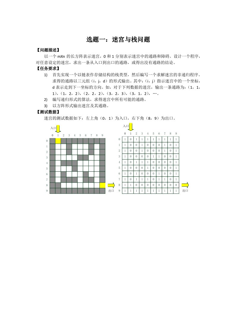 数据结构课程设计-学生-21个题目