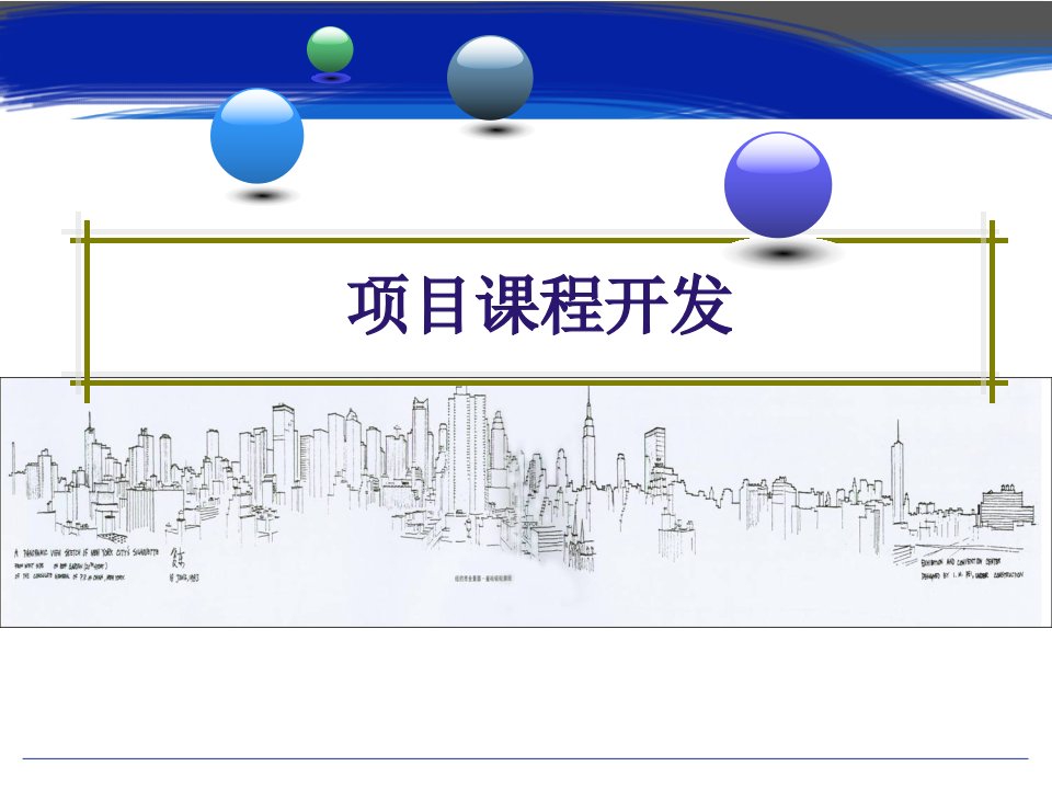 项目课程开发