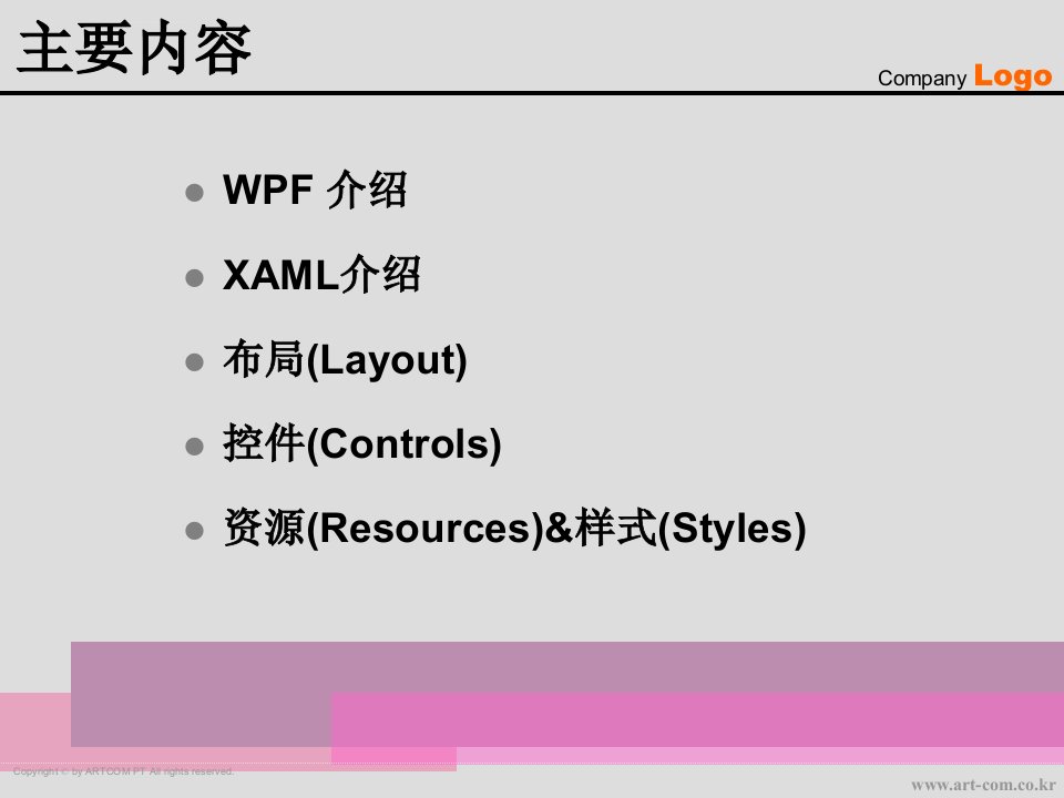 WPF基础知识讲座ppt课件