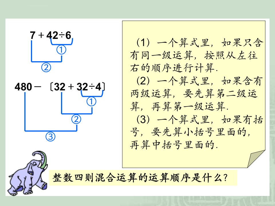 六年级数学分数四则混合运算ppt课件