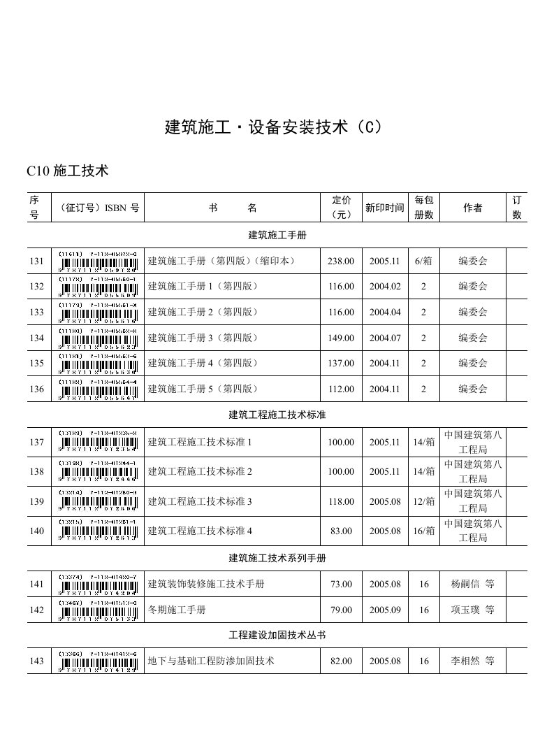 精选建筑施工设备安装技术C