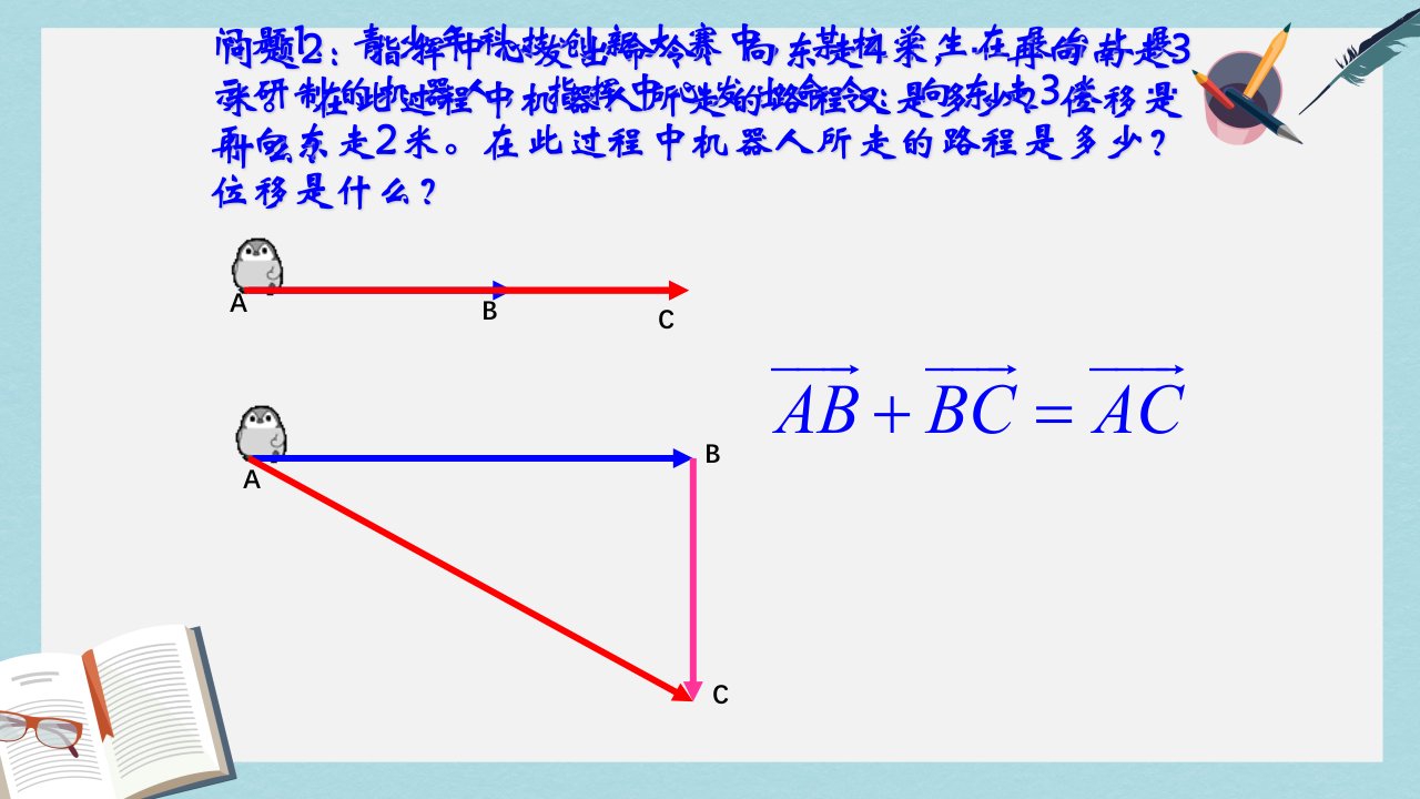 人教版中职数学基础模块下册7.1向量的加减运算ppt课件1