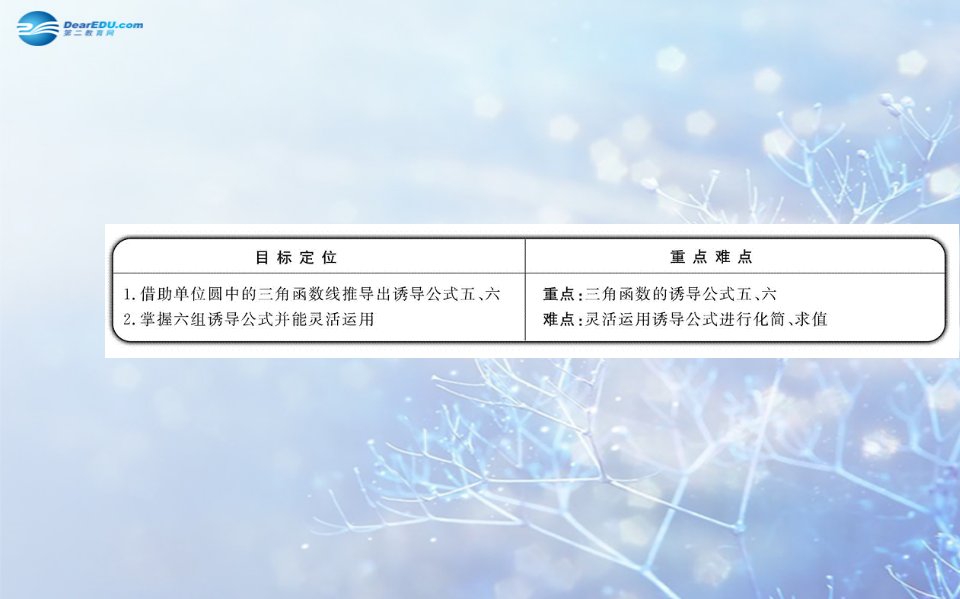 全程复习方略高中数学1.3三角函数的诱导公式二课件新人教A版必修4