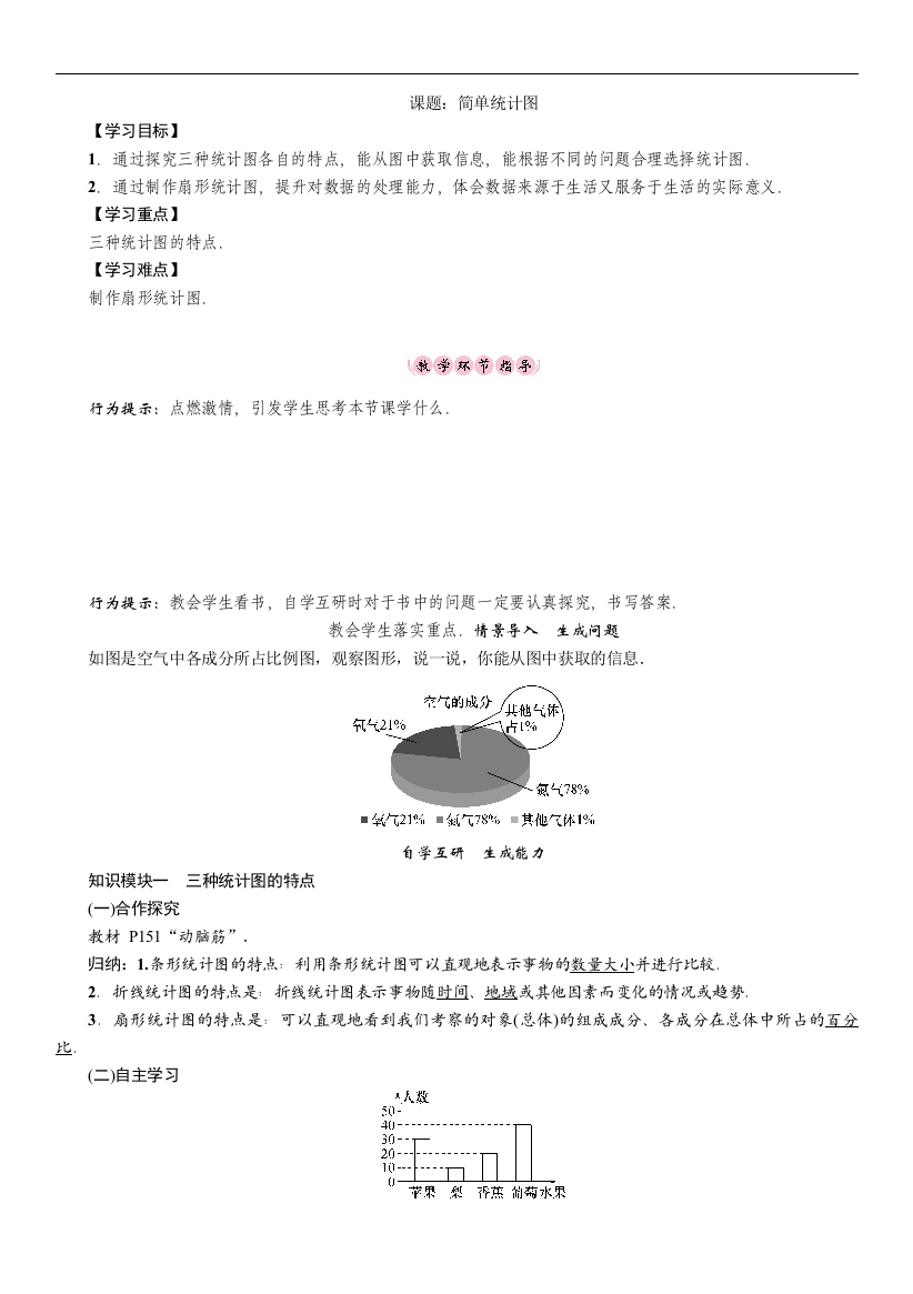 【小学中学教育精选】课题：简单统计图