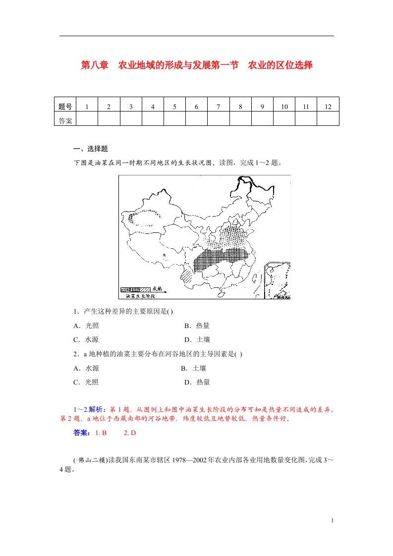 高考地理总复习