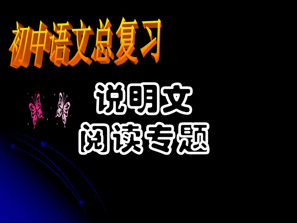 《初中语文总复习用》PPT课件