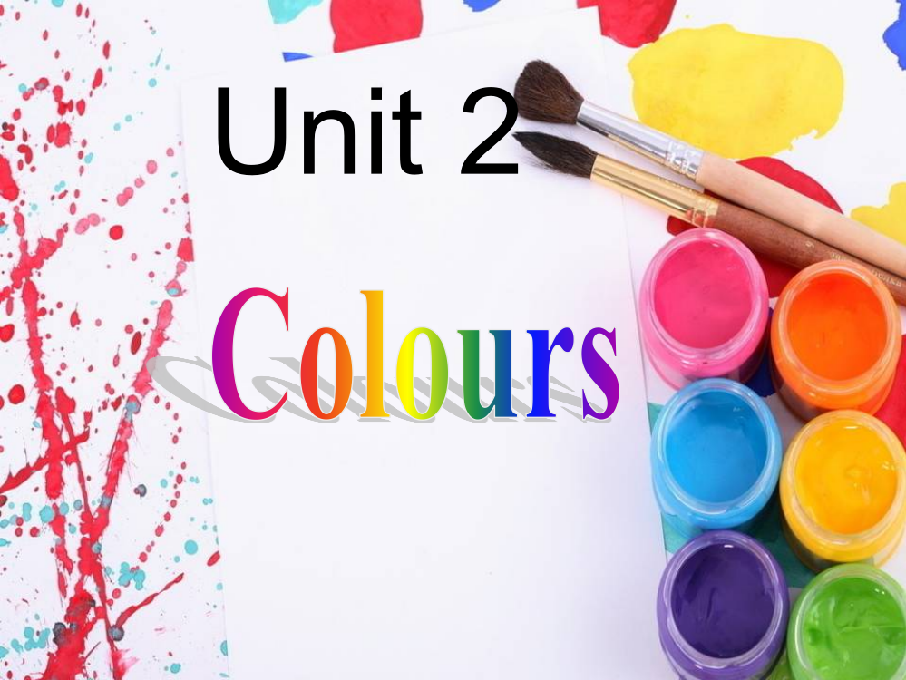 三年级下册英语课件-Unit2Colors4-广东开心英语