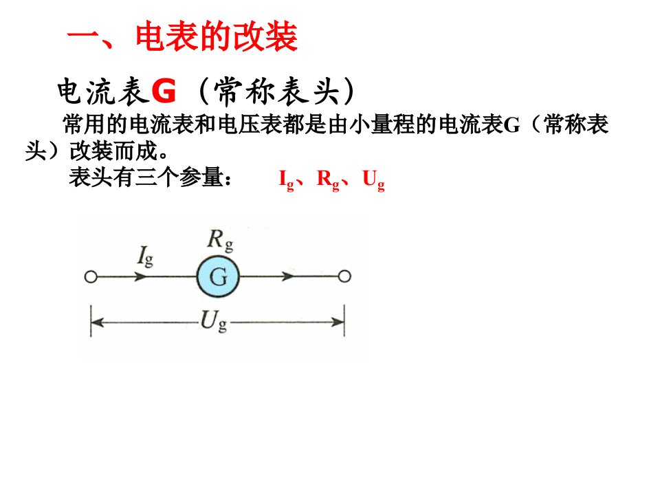 《电表的改装》PPT课件