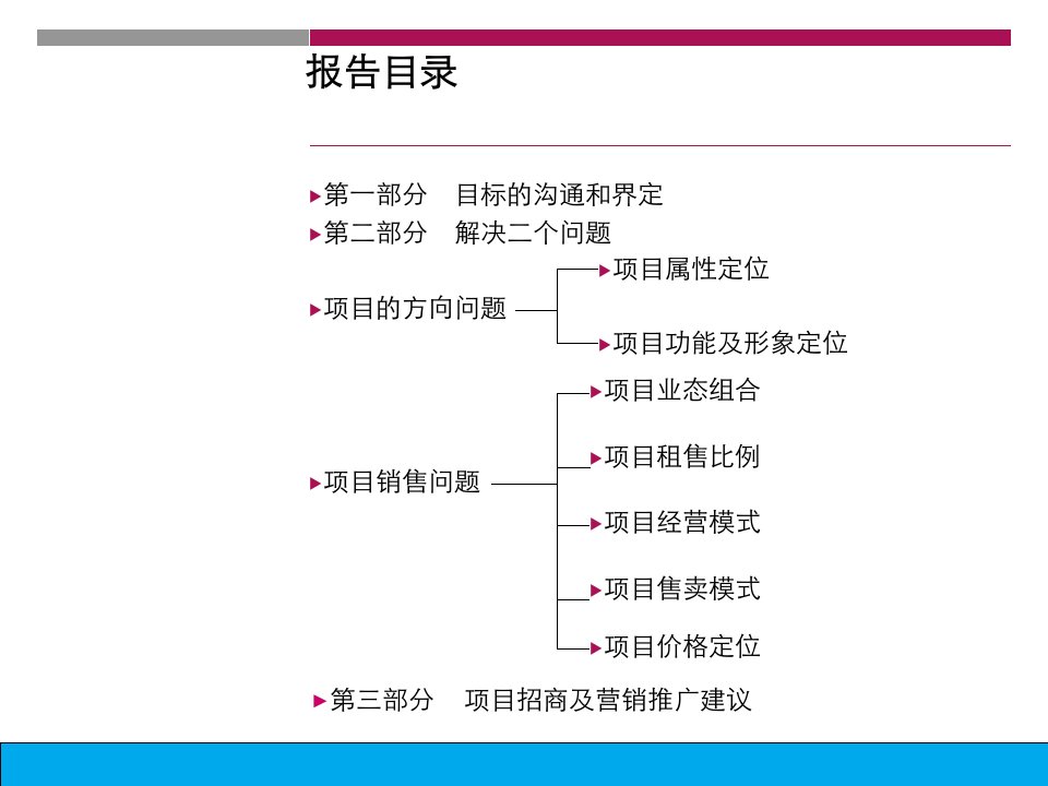 某著名地产策划公司深圳项目物业发展建议及营销报告