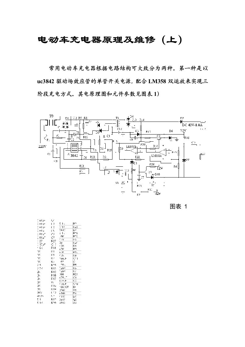 电动车充电器原理及维修(上)