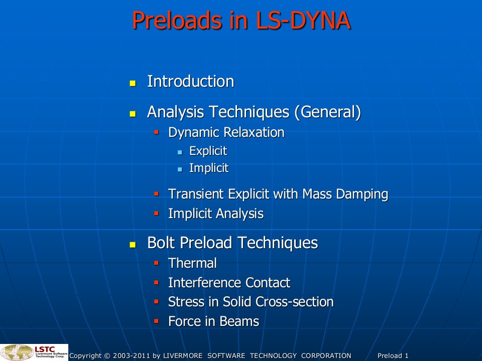 ls-dyna预应力加载简绍_相当详细