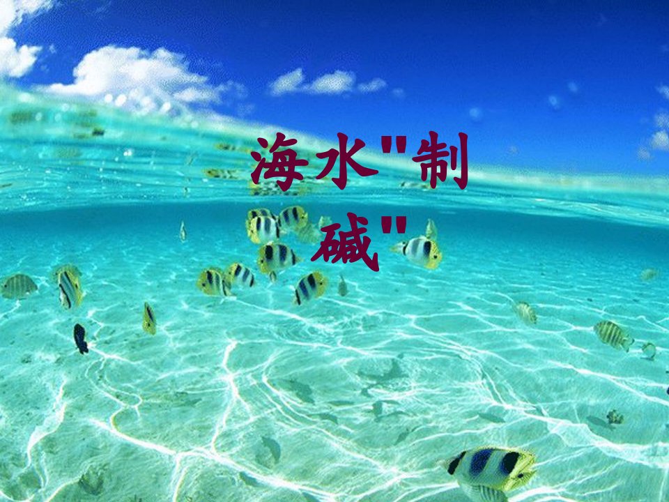 鲁教版-海水制碱-公开课PPT课件