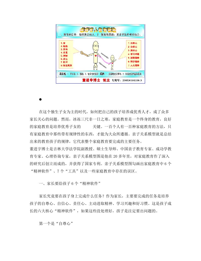 hzjAAA亲子关系模型图-董进宇博士