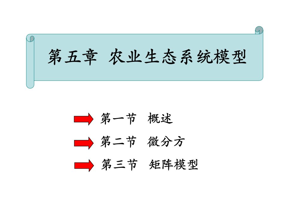 农业生态系统模型