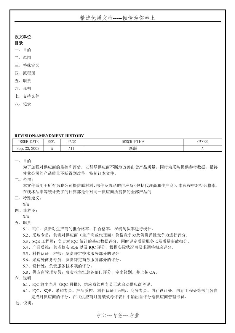 供应商绩效管理流程(共6页)