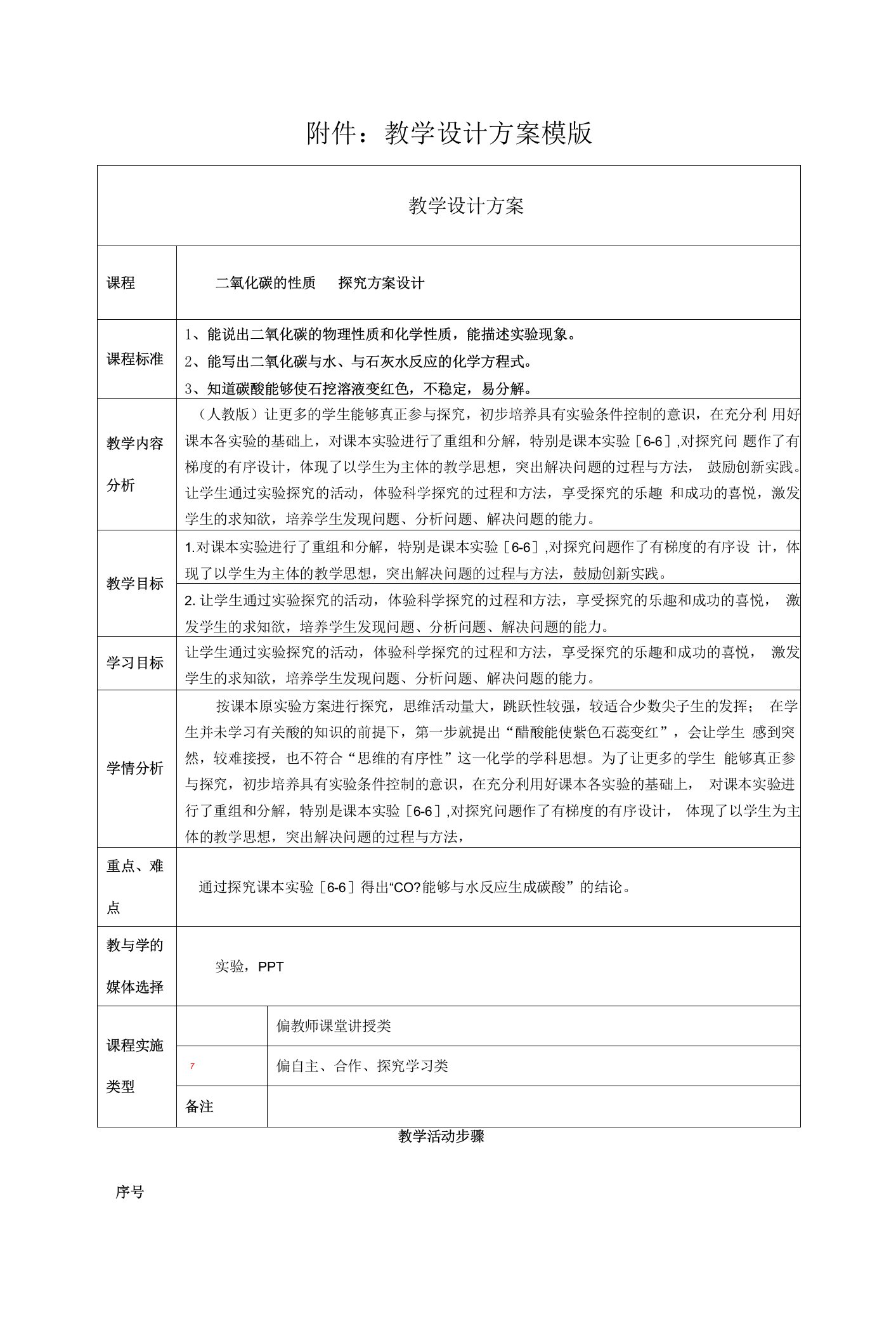 二氧化碳的性质