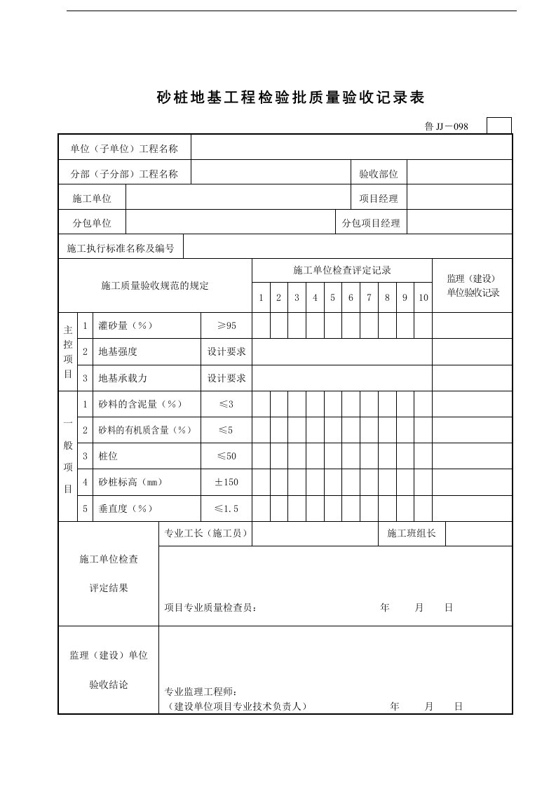 【管理精品】砂桩地基