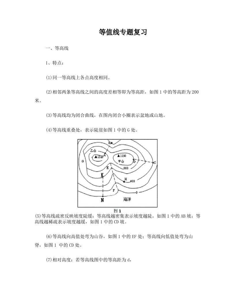 secAAA等值线专题复习