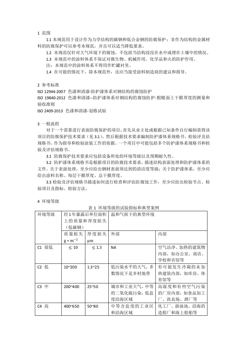 钢结构涂料防腐技术规范原始