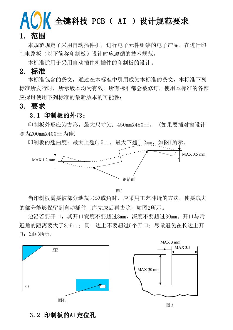 PCB印制电路板-PCB设计要求