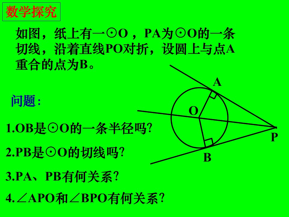 精选切线长定理培训课程