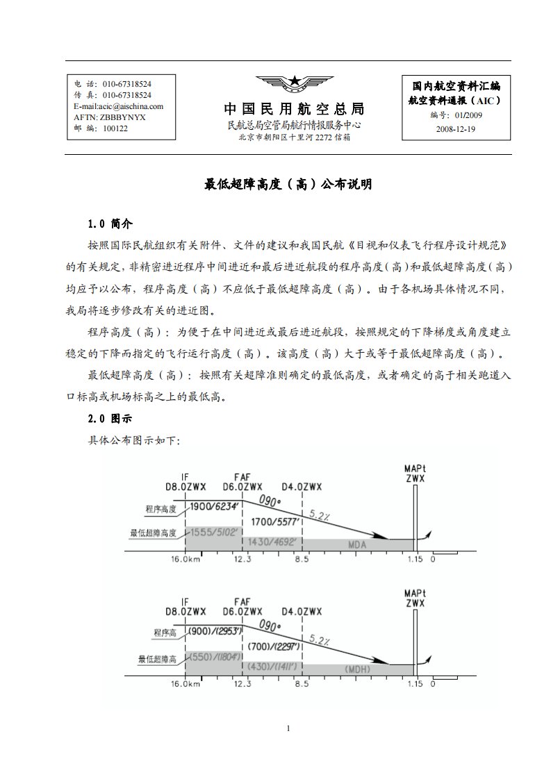 中国民航国内航空资料汇编：NAIP